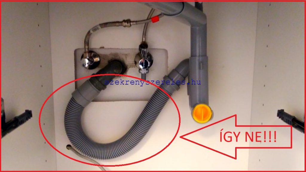 Ikea mosogató szifon hibás bekötése