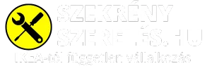 Szekrényszerelés logó kis méretben