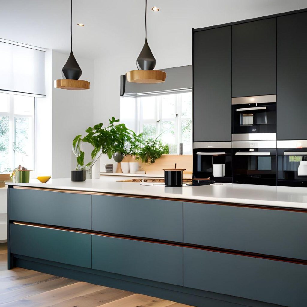 ikea metod konyha szürkés kék